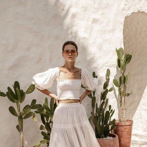 ISO: Joelle Top - Rose Milk from Bird & Kite